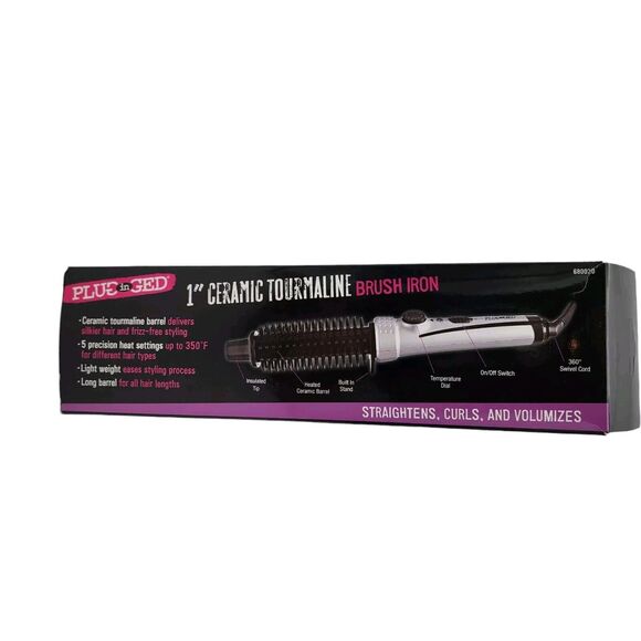 Plug in Ged 1" Tourmaline Ceramic Bubble Curling Curls Straightens  Plugged In - Picture 4 of 5